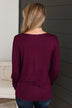 Fresh Perspective Knit Top- Burgundy