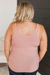 Work Up The Nerve Tank Top- Blush