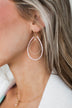 Perfect Pair Teardrop Hoop Earrings- Lavender