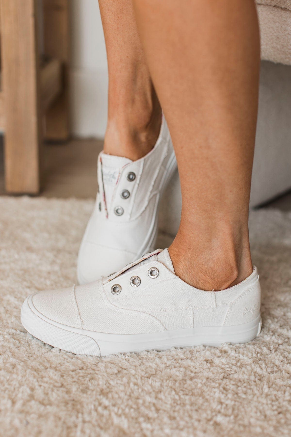 Blowfish Malia Sneakers- White Dusty Canvas