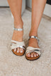 Soda Mambo Sandals- Silver