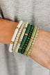 Love Being Girly Bracelet Set- Olive