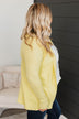 As Easy As Can Be Cardigan- Neon Yellow