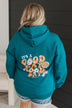 "Good Day" Graphic Hoodie- Teal