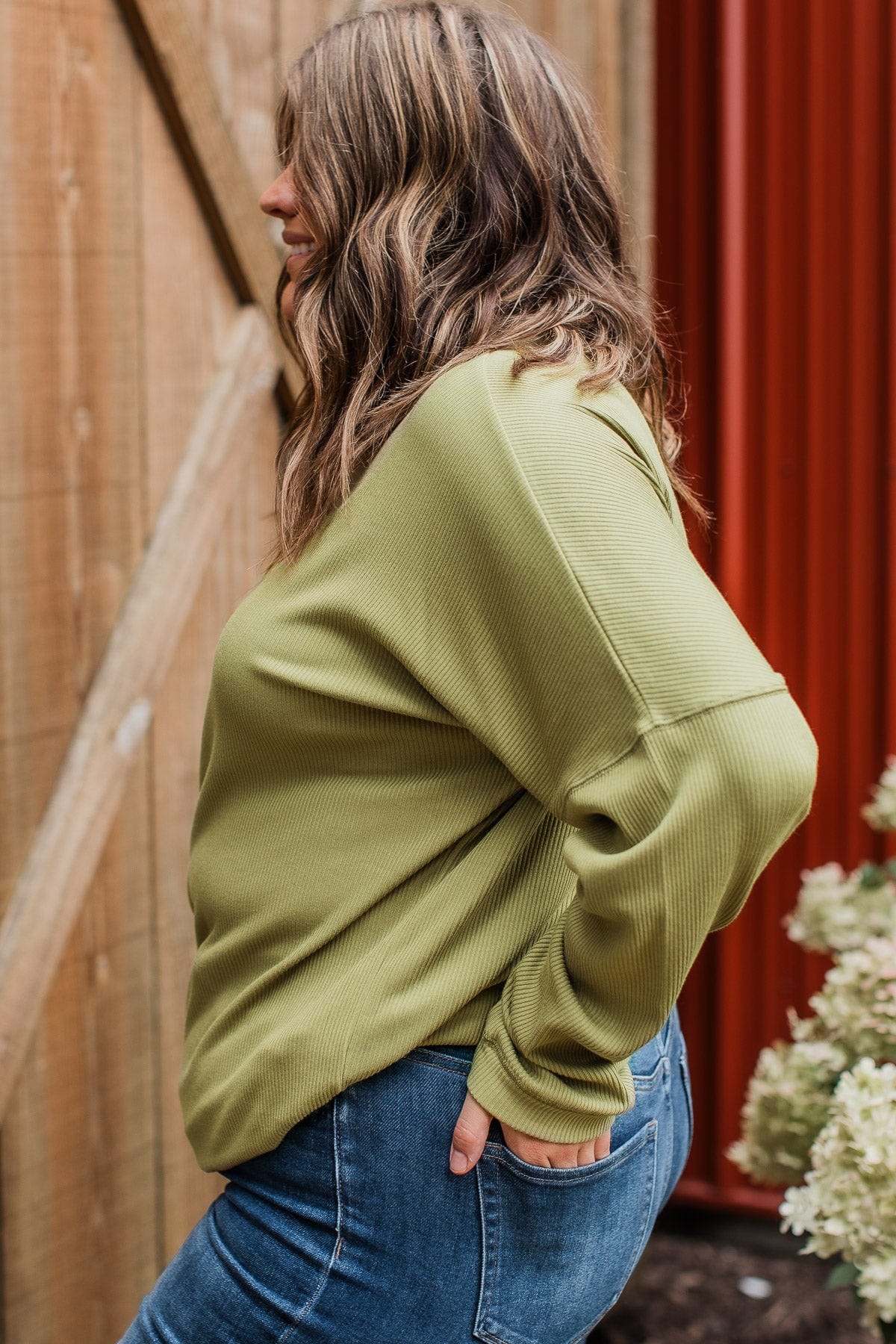 Plus size olive green sweater best sale