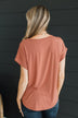 Carefree Days Knit Top- Terracotta