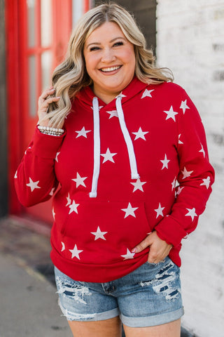 Red sweater with deals white stars