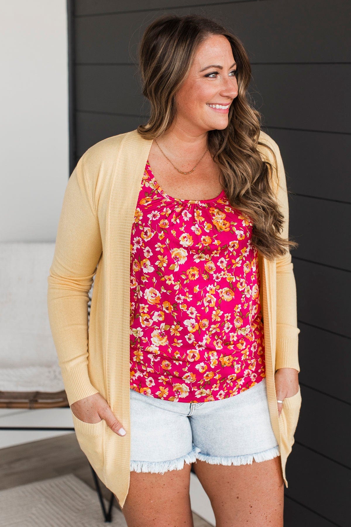 Comfortable With Myself Knit Cardigan- Light Yellow – The Pulse Boutique