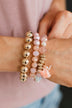 Committed To You Bracelet Set- Pink