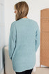 Take Me Places Knit Cardigan- Light Teal