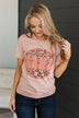 "Mama" Retro Graphic Tee- Dusty Peach