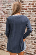 All To Ourselves Knit Cardigan- Navy