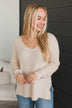 New Girl In Town Knit Sweater- Beige