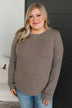 Take Action Long Sleeve Top- Dark Mocha