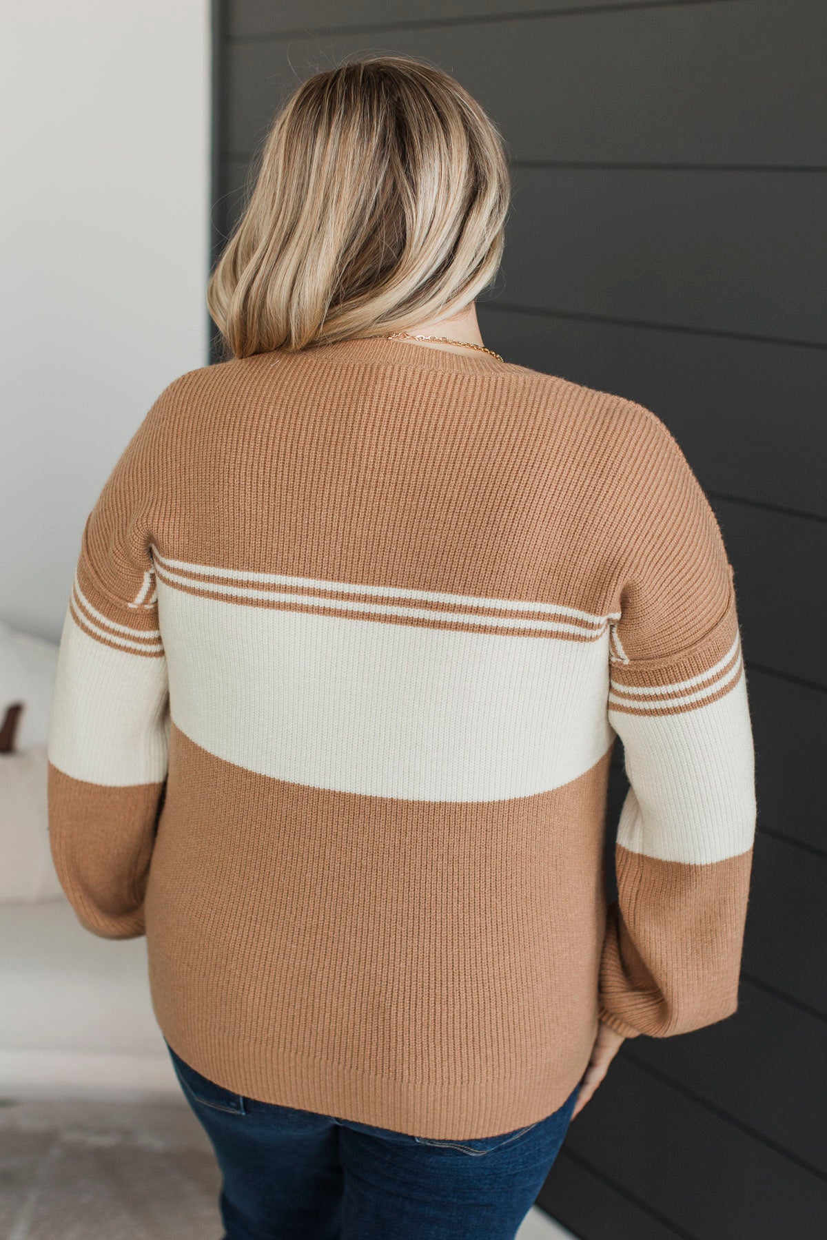 Likely To Swoon Knit Sweater- Dusty Apricot