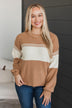 Likely To Swoon Knit Sweater- Dusty Apricot