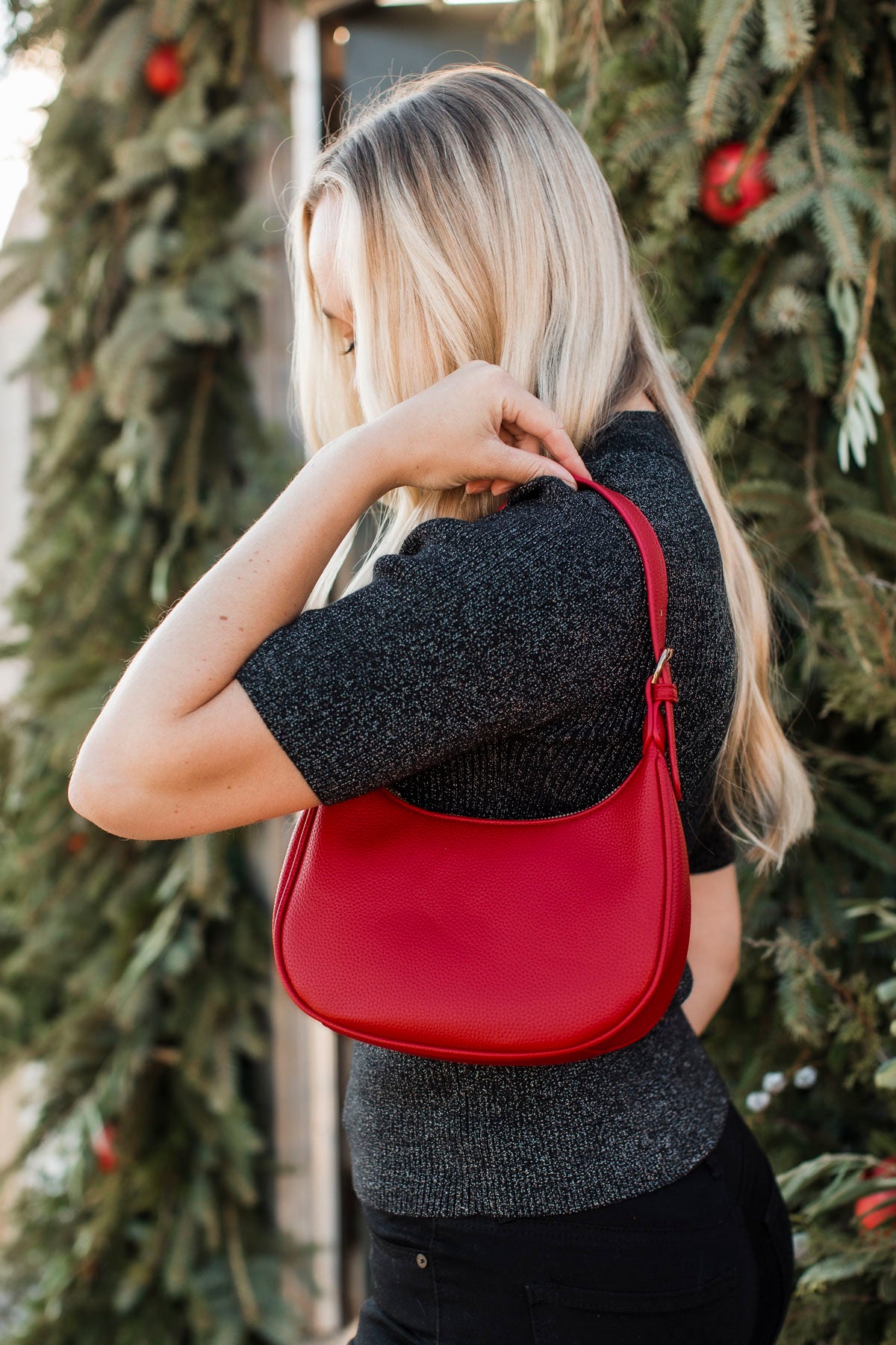 Having The Best Time Shoulder Bag- Red