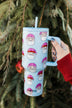 Katydid Light Blue Santas Travel Tumbler