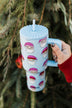 Katydid Light Blue Santas Travel Tumbler