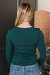 No Limitations Long Sleeve Top- Teal Green