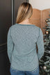 Love This Life Long Sleeve Top- Dusty Green