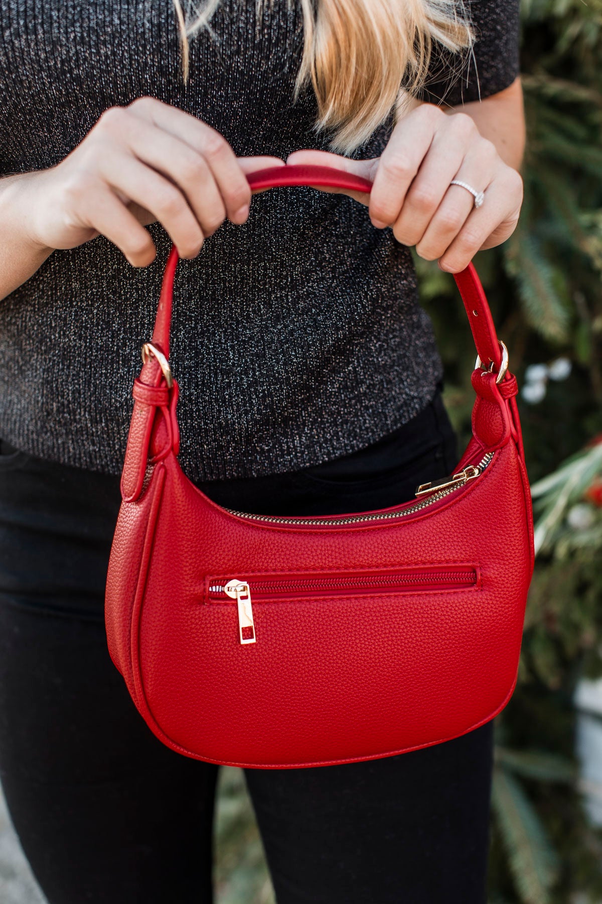 Having The Best Time Shoulder Bag- Red