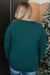 No Other Way Long Sleeve Top- Teal Green