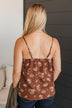 Ways Of The Heart Floral Tank Top- Brown