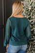 Exceptional As Always Floral Blouse- Dark Teal