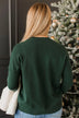 Ahead Of The Times Knit Sweater- Forest Green