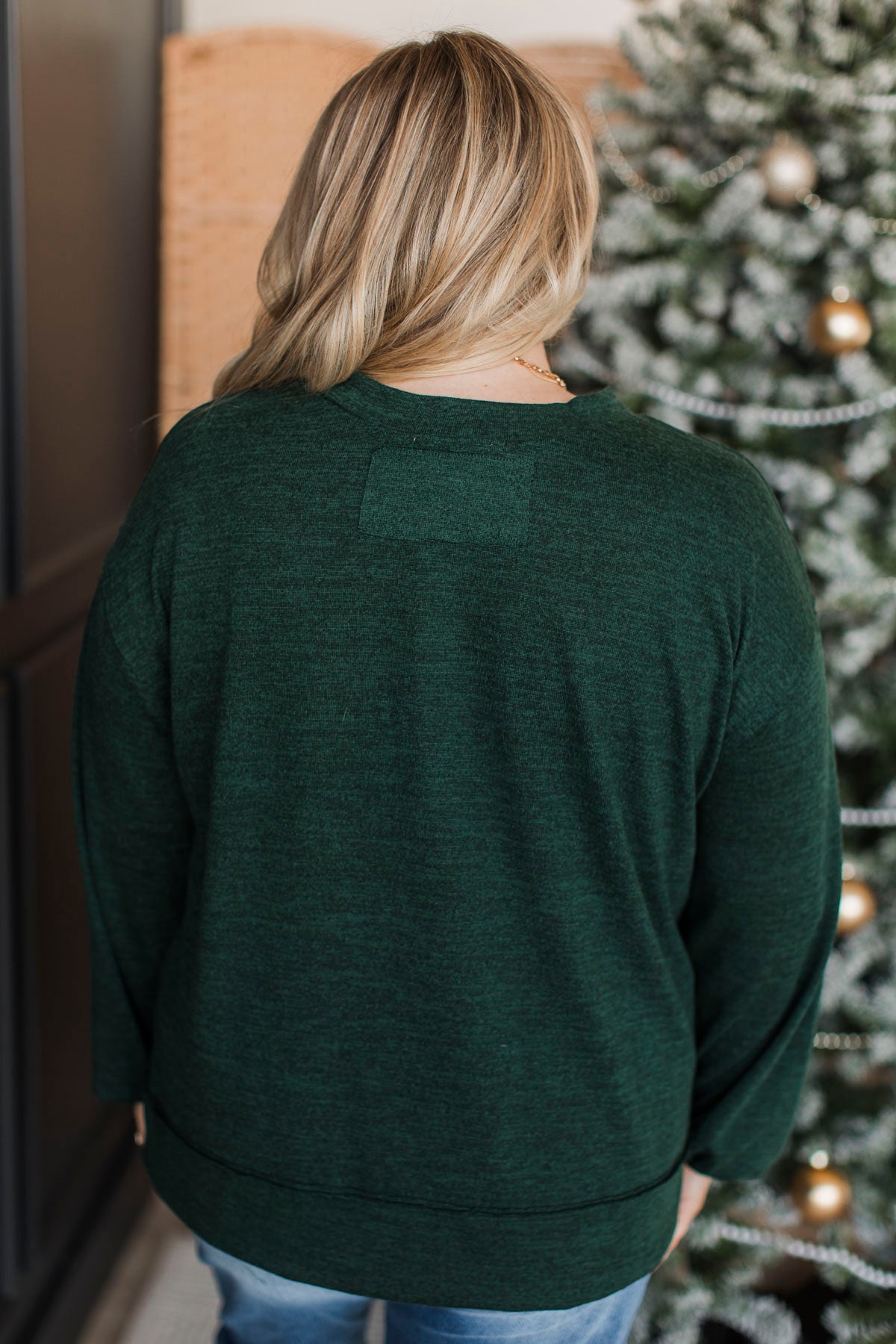 Profound Feelings Long Sleeve Top- Hunter Green