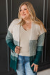 Just For Once Open Front Cardigan- Dark Teal