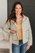 Venturing Out Floral Quilted Jacket- Marigold