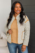 Venturing Out Floral Quilted Jacket- Marigold