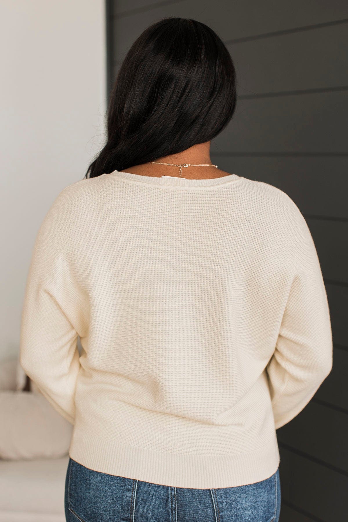 Immediate Yes Knit Sweater- Ivory