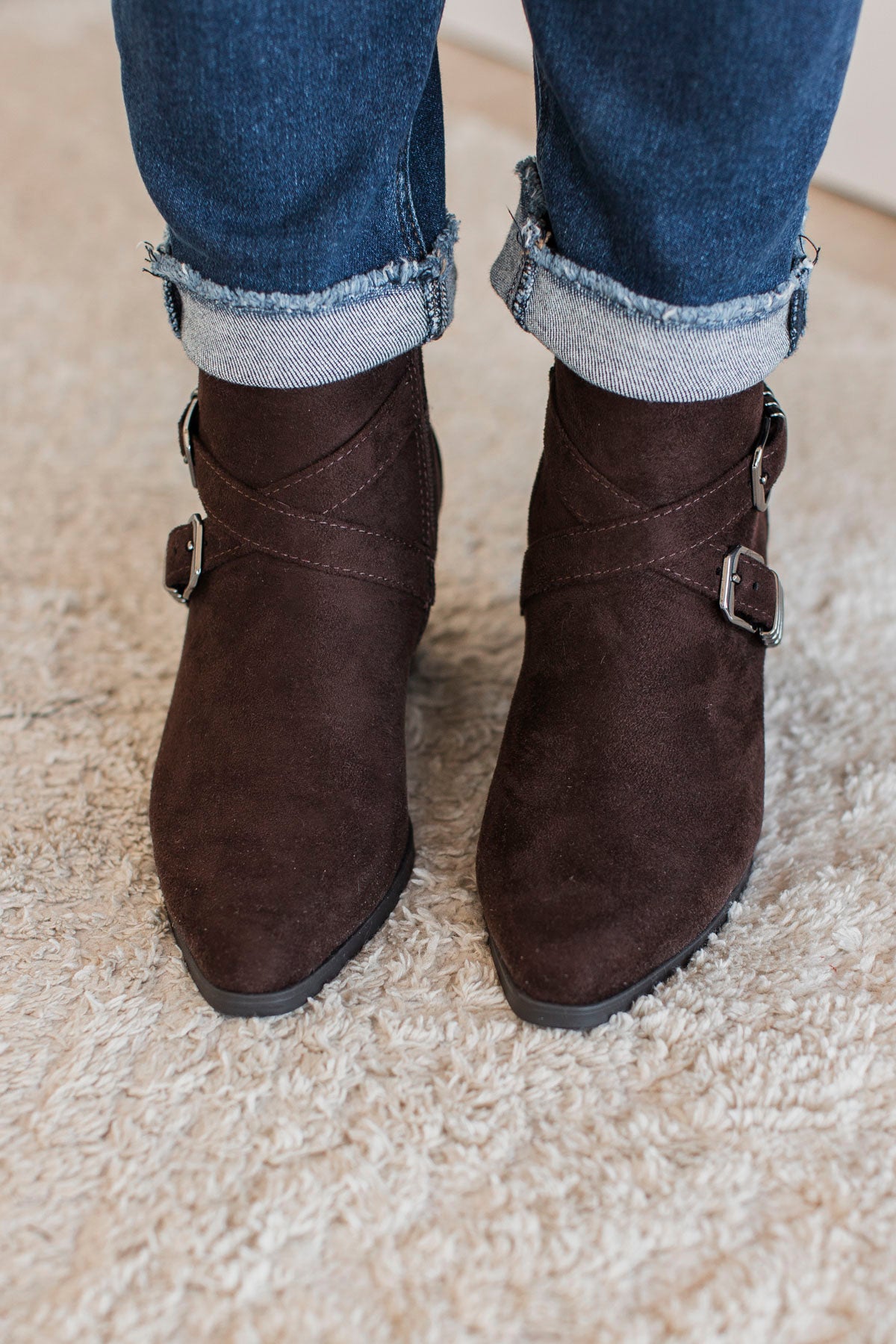 Soda Juno Boots- Brown