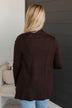 As Easy As Can Be Cardigan- Dark Brown