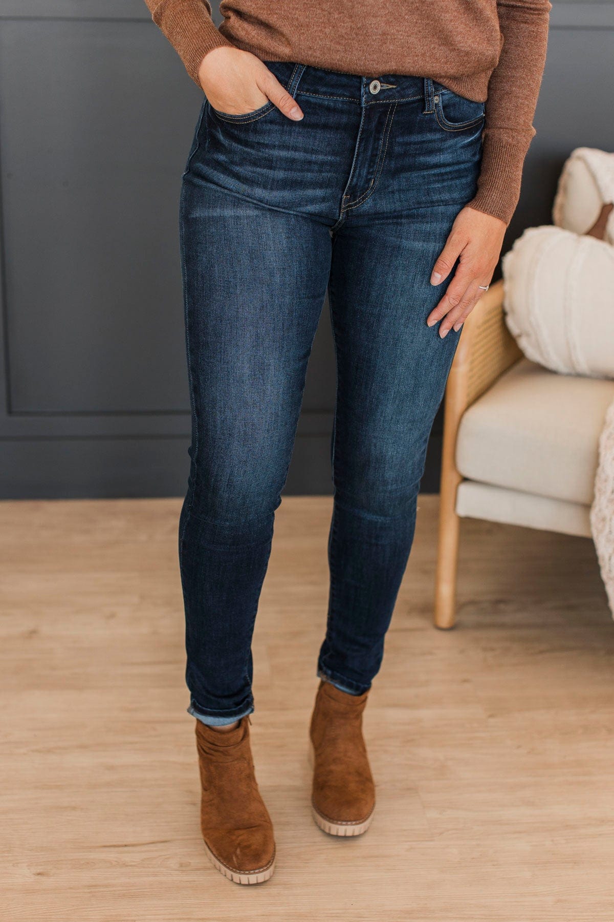 KanCan Skinny Jeans- Dina Wash