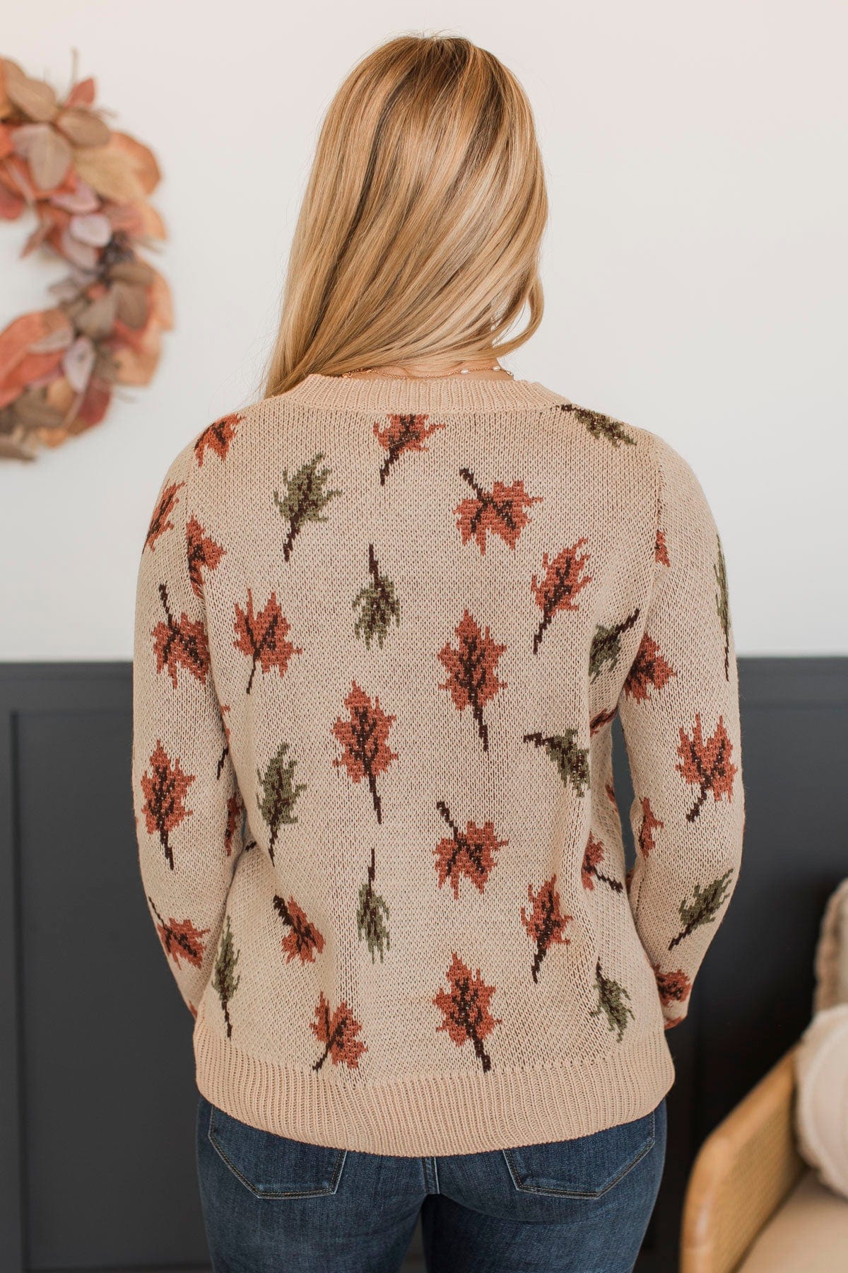 Essence Of Autumn Knit Sweater- Oatmeal