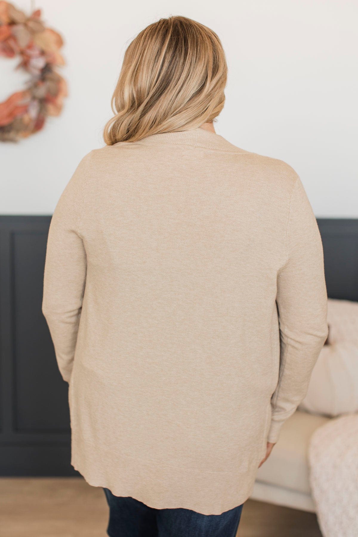 Essential Cardigan- Oatmeal