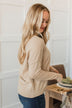 Ahead Of The Times Knit Sweater- Oatmeal