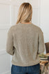 Humor Me Two-Tone Knit Sweater- Olive