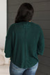 All The Buzz Knit Dolman Top- Hunter Green