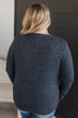 Spark Of Inspiration Knit Sweater- Indigo