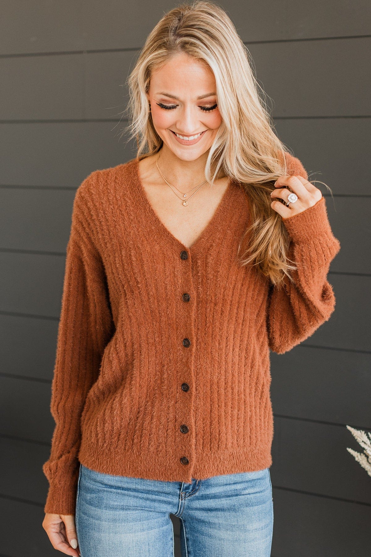 Copper cardigan best sale