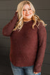 Runway Beauty Knit Sweater- Burgundy