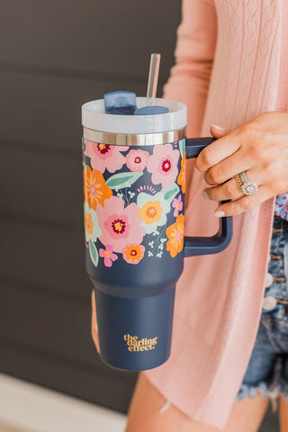 The Darling Effect Travel Tumbler- Sandstone Daisy – The Pulse Boutique