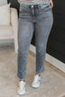 Vervet Slim Straight Jeans- Wilma Wash