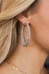 Miss The Days Raffia Earrings- Light Grey