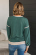 In A Heartbeat Long Sleeve Top- Hunter Green